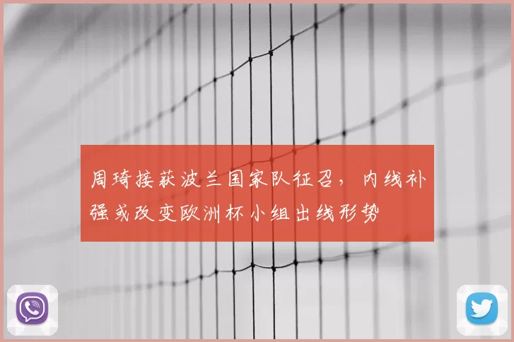 周琦接获波兰国家队征召，内线补强或改变欧洲杯小组出线形势
